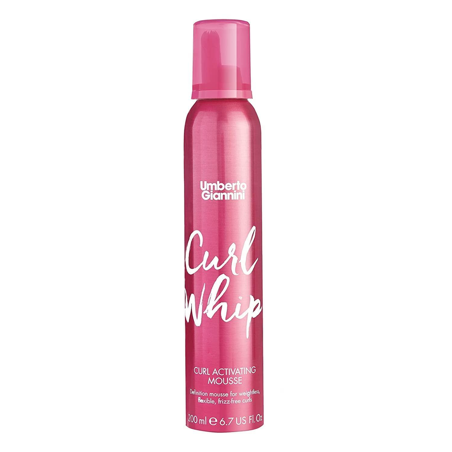 Umberto Giannini Umberto Giannini Curl Whip Curl Activating Mousse - Curl Defining and Frizz Ease Curl Styling Mousse for 2a-4c Curly, Wavy & Coily Hair - Vegan & Cruelty-Free