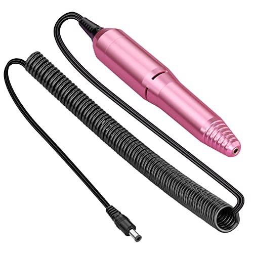 Hoinvo Nail Drill Handpiece Replacement for Professional Nail Drill Machine, 20000 RPM Handpeice Replacement Parts for SUBAY, ALLES, HOINVO and JIASHENG, Pink