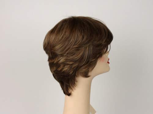 Freeda Wigs Freeda European human hair wig - Linda Light Brown with Ash Blonde highlights Size L