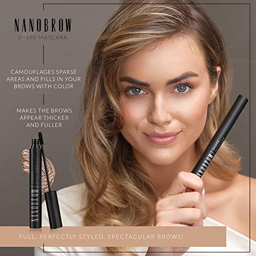 NANOBROW Nanobrow Shape Mascara Light Brown– tinted mascara for eyebrows, perfect brow definition, easy brow styling