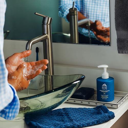 Oars + Alps Oars + Alps Hydrating Liquid Hand Soap, Made with Coconut Oil & Aloe Vera to Moisturize Dry Hands, Gentle Hand Wash with Vitamin E, California Coast Scent, 10 Fl. Oz Bottle (Pack of 2)