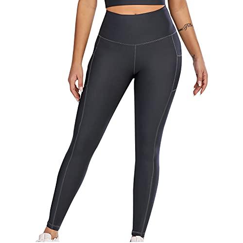 High waisted workout hot sale pants with pockets