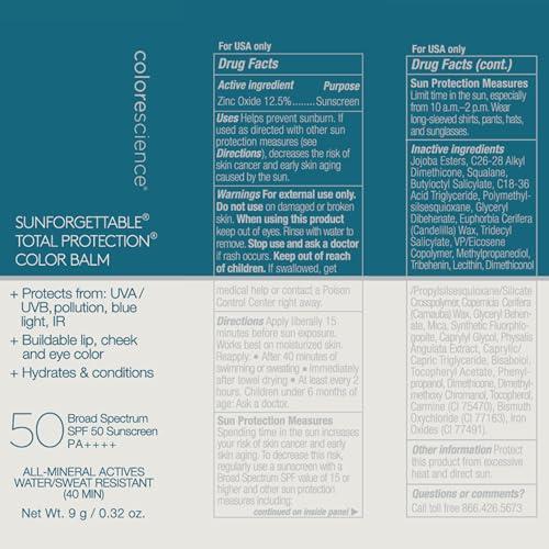 Colorescience Colorescience Sunforgettable Total Protection Color Balm SPF 50, for Cheeks & Lips | Berry