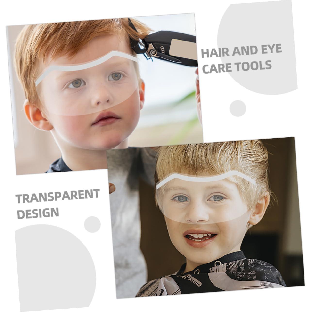 FOMIYES FOMIYES 500 Pcs Transparent Bangs Stickers Heat Protection Hair Shampoo Light Facial Skincare LED Eye Patches for Goggles Eye Patches Face Mask Eye Shields The Pet