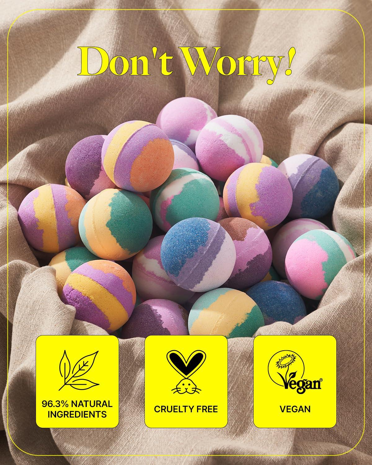 FOAMIST FOAMIST Bubble Bath Bomb Gift Set | Mother\'s Day | Ready-to-Gift for Women, Kids,Fizzy Bubble Organic Bathbombs, Relaxing Natural Vegan Ingredients