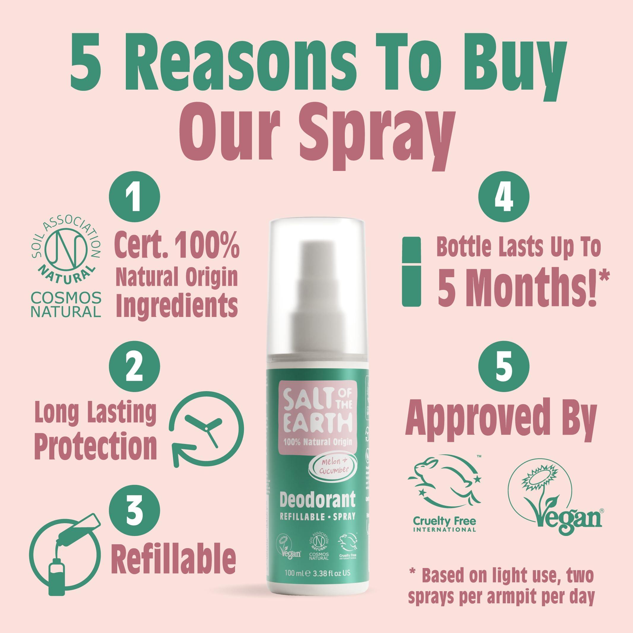 Salt Of the Earth SALT OF THE EARTH Pure Aura Melon & Cucumber, 100 ML