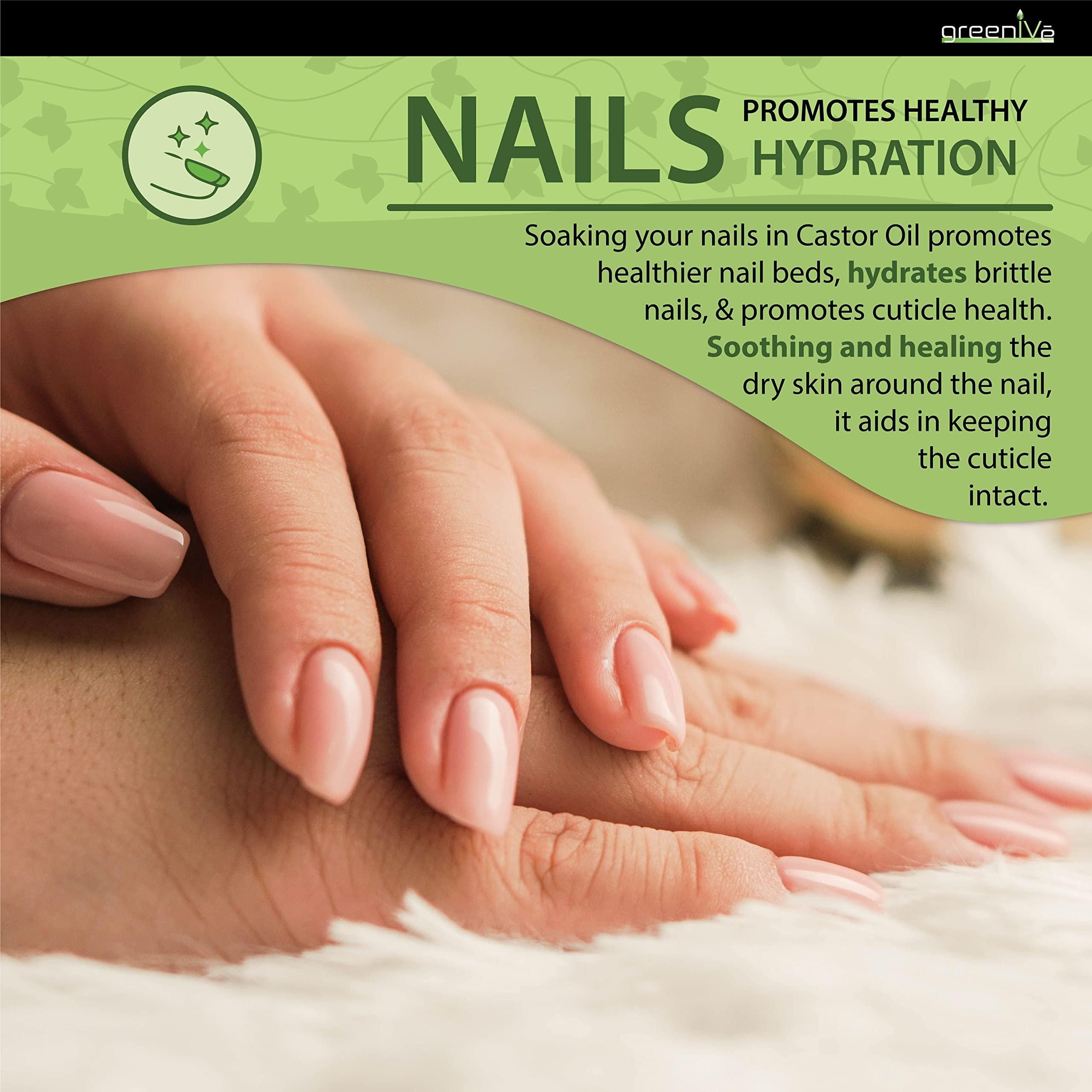 GreenIVe GreenIVe Castor Oil Organically Grown 100% Pure 128oz (1 Gallon) Bottle Cold Pressed, Hexane Free, Eyelash and Eybrow Growth Serum, Skin Moisturizer Detox and Wraps