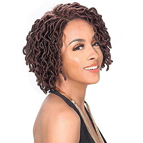 Zury Zury Sis Faux Locs Swiss Synthetic Lace Front Wig – WELLA (4 - Brown)