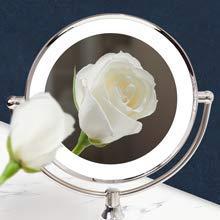 Zadro Zadro 11" Makeup Mirror with Lights and Magnification Dimmable Touch LED Lighted Makeup Mirror with Magnification 5X/1