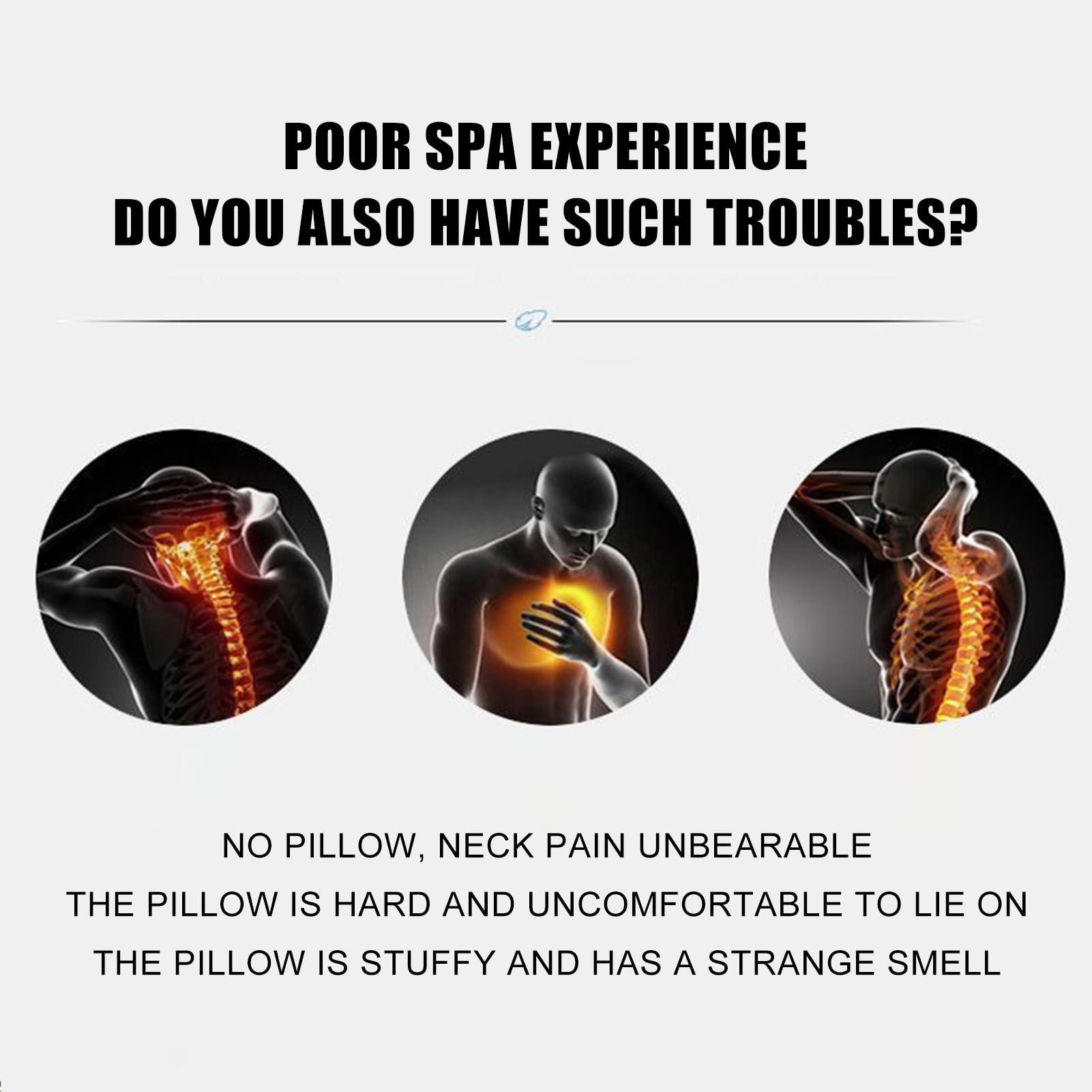 GEUGECY Massage Face Cradle Cushion, Massage Bed Headrest Pillow, Massage Head Rest for Bed, Face Down Cushion, Massage Face Pillow, Comfortable U-Shaped Headrest Face Rest Neck Head Cushion for Massage Spa