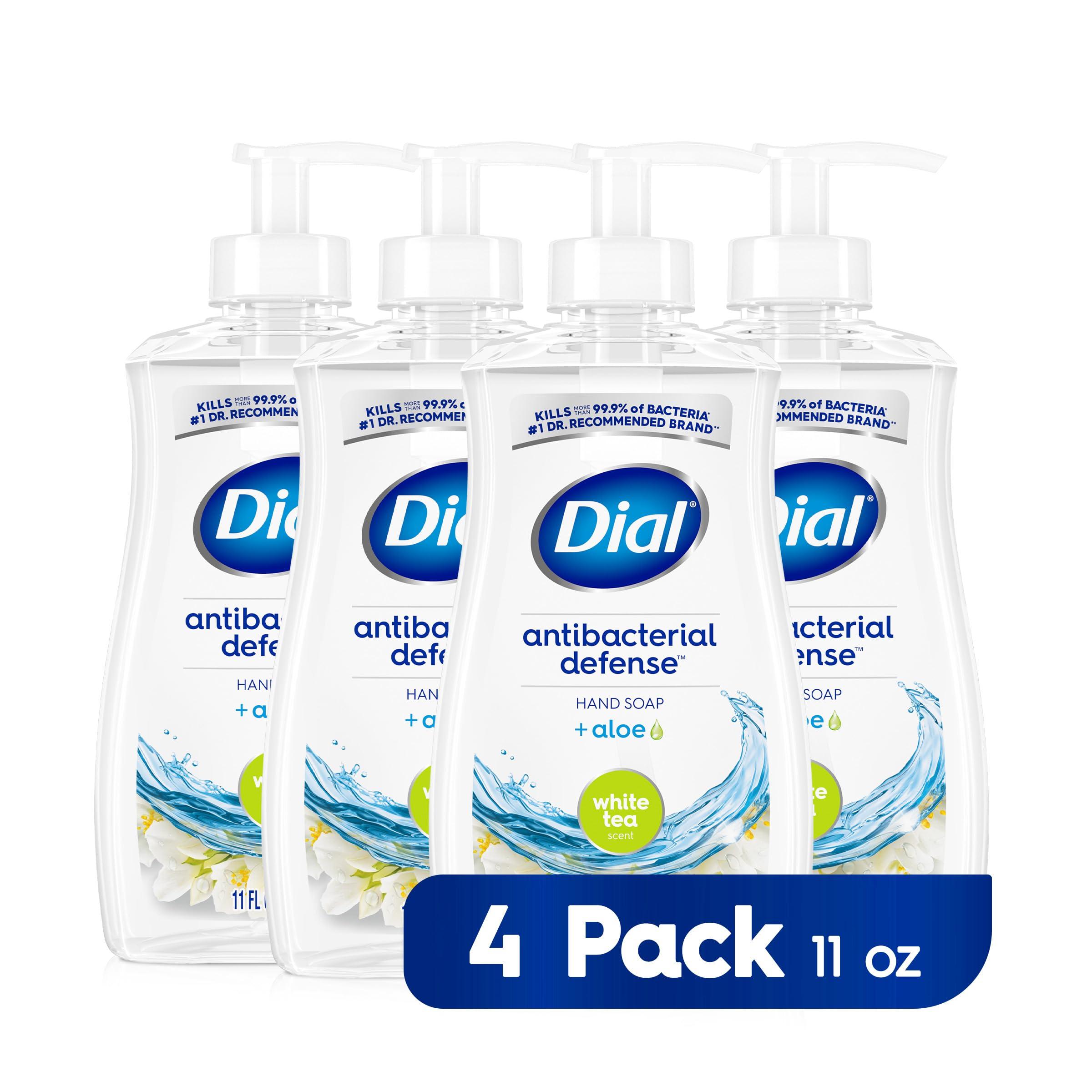Dial Dial Antibacterial Bar Soap 32 Pack & Liquid Hand Soap 4 Pack - Refreshing White Tea Scent, Moisturizing