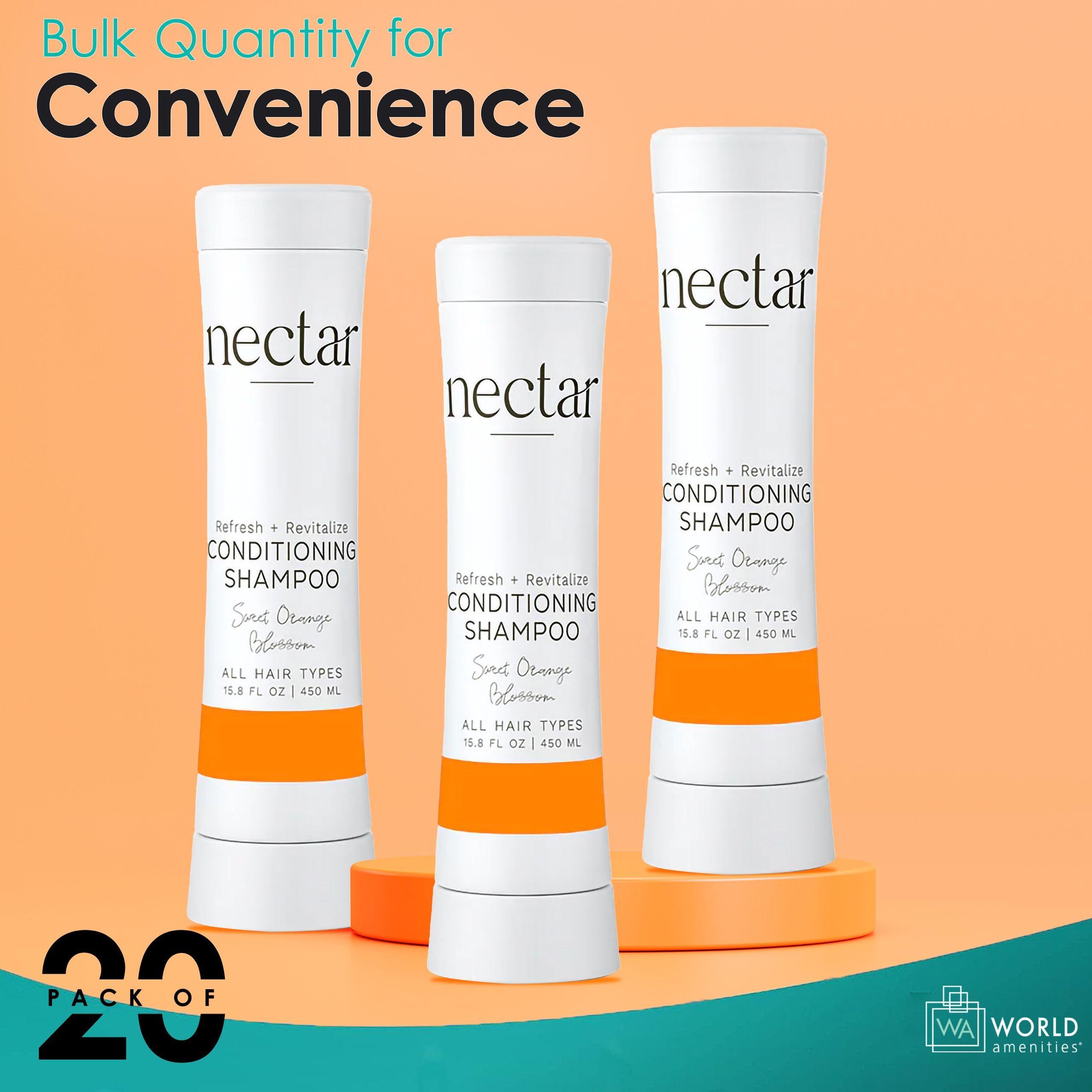 World Amenities World Amenities - Nectar Squeeze Cartridge 2 in 1 Conditioning Shampoo - Shampoo Conditioner in a Squeeze Bottle