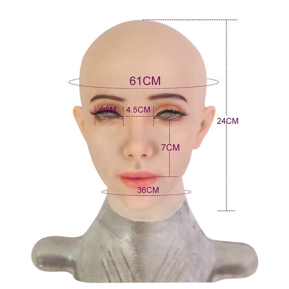 RIYAFA RIYAFA Kathy Female Face Mask Realistic Silicone Head Mask for Crossdresser Transgender