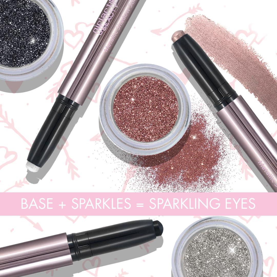 Girlactik Girlactik Creamy Eyeshadow Stick- Long Lasting and Water-Resistant, Shimmering and Matte Colors Eye Shadow Stick Makeup, Built-in sharpener - 2 g / .07 oz (Nutmeg)