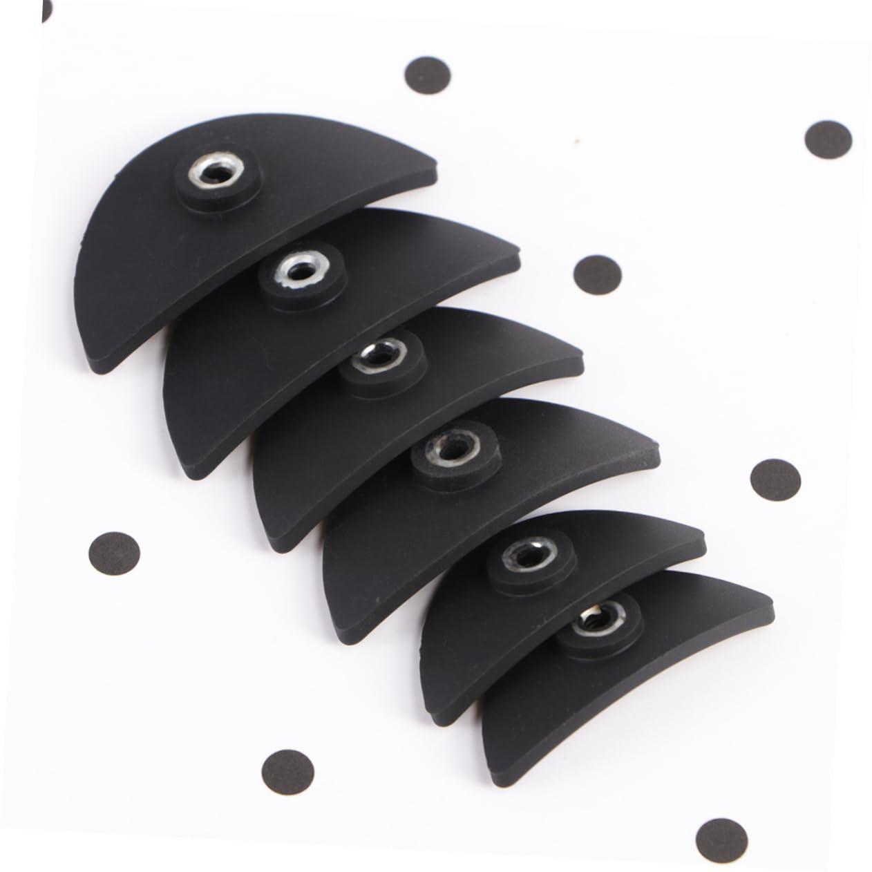 Mikinona Mikinona 6PCS Silicone Eye Shadow Stamp Tool Portable Makeup Tool Easy to Create Beautiful Colors for Beginners Creative Makeup Artists Black