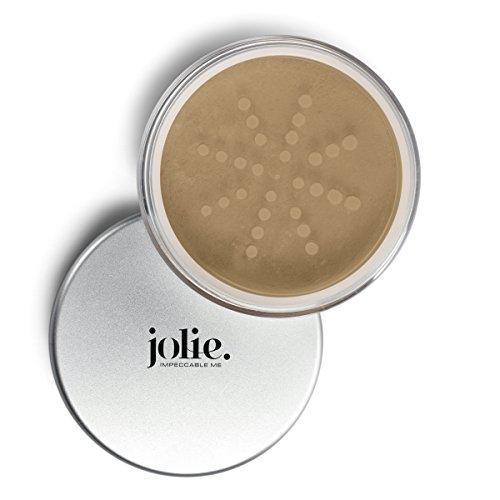 JOLIE. IMPECCABLE ME Jolie Mineral Loose Foundation Powder - 100% Pure Toxin-Free, Unscented, Hypoallergenic, Oil-Free, Talc & Paraben-Free (Mineral Medium)