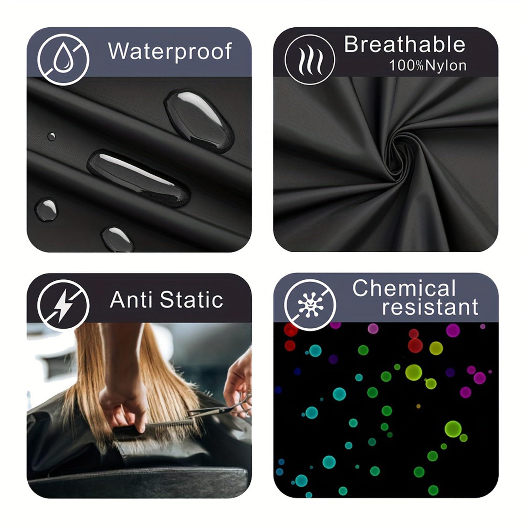 IQCGSSYG Custom Barber Cape Personalized Salon Haircut Capes with Your Own Logo Image Text Hair Cutting Cape for Hair Stylist Salon Barbershop