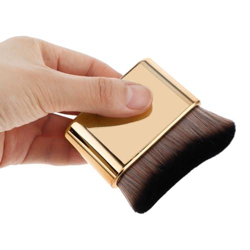 Molain Molain Self Tanner Brush, Large Kabuki Brush for Body, Sunless Tanner Makeup Brushes, Face Makeup Brush for Foundation, Blusher, Shadow, Bronzer (Gold)
