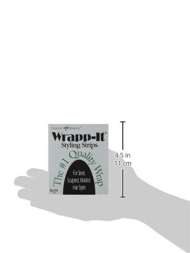 Graham Graham Beauty Wrapp-it Styling Strips, Black (Pack of 2)