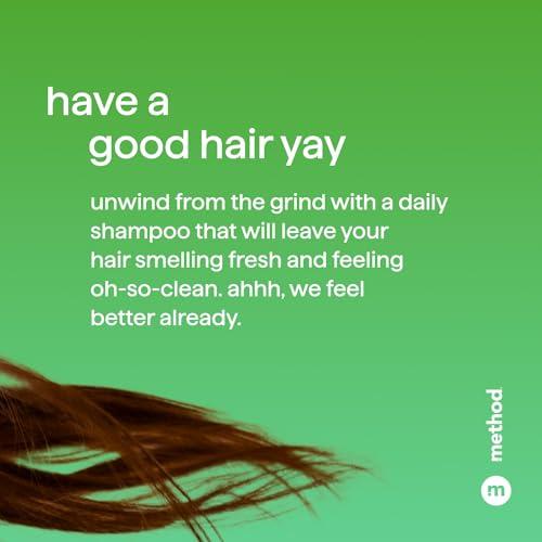 Method Method Everyday Shampoo, Daily Zen with Cucumber, Green Tea, and Seaweed Scent Notes, Paraben and Sulfate Free, 14 oz (Pack of 2)