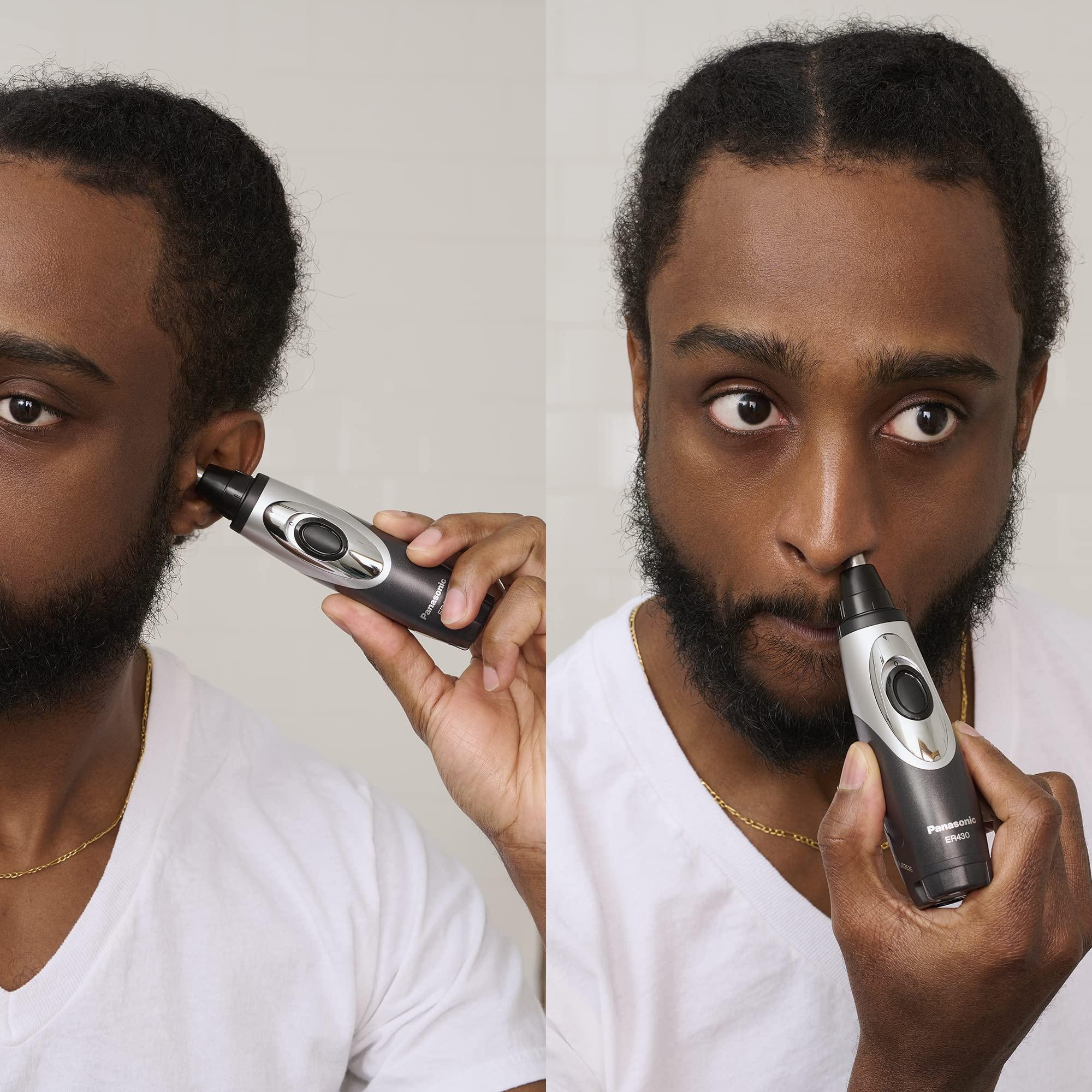 Panasonic Panasonic ER430K Nose, Ear and Facial Hair Trimmer Wet/Dry with Vacuum Cleaning System