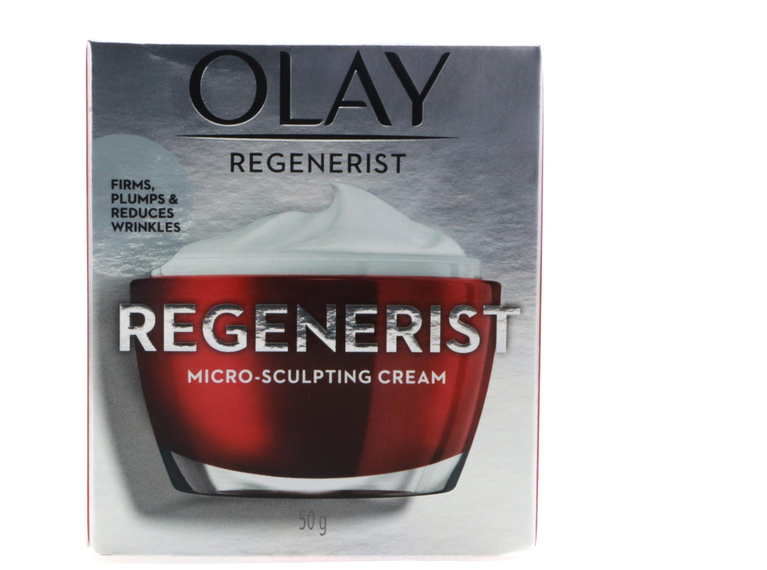 PG 0LAY Regenerist Micro-Sculpting Cream, Moisturizer 1.7 oz (48 g) - MicroSculpting Micro Sculpting
