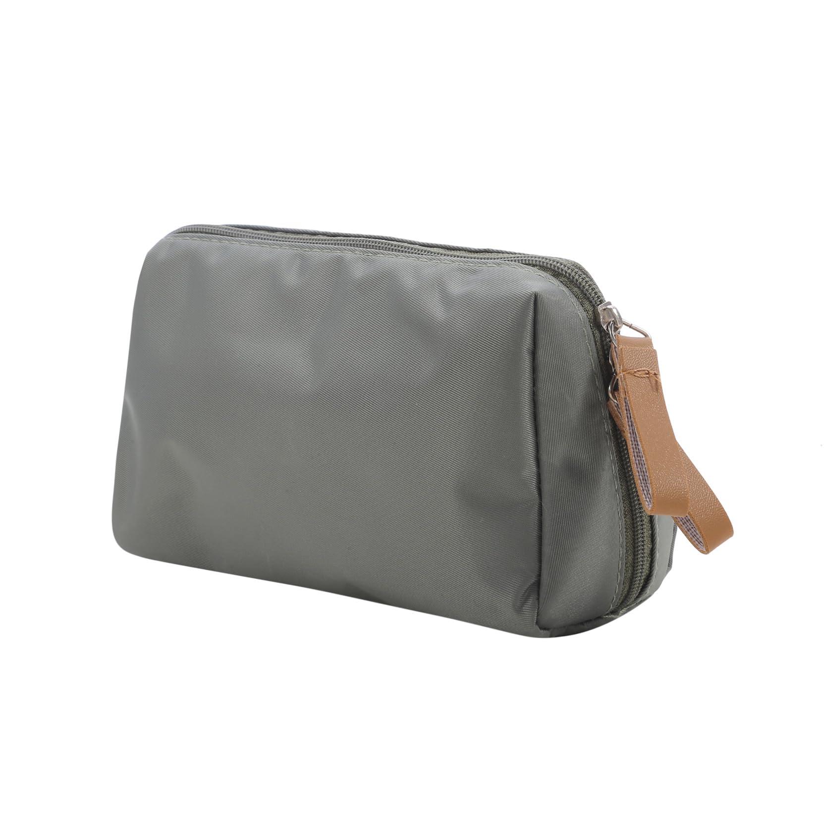 Phonyuu Phonyuu Cosmetic Bag For Women Makeup Bag Organizer Small Mini Makeup Pouch For Purse Portable Handbag For Travelling New Year\'s Gift,Matcha Green