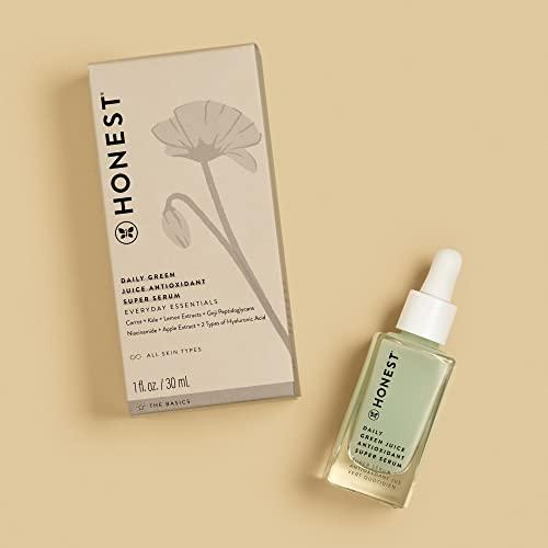 Honest Beauty Honest Beauty Moisturizing Trio | Gentle Gel Cleanser, Green Juice Antioxidant Serum, Hydrogel Cream | 3-Step Routine | Vegan + Cruelty Free