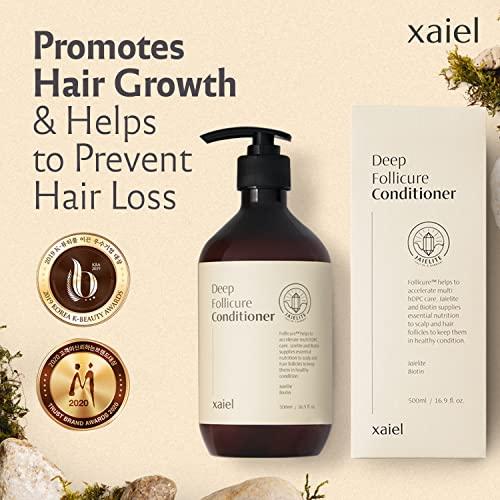 Xaiel Xaiel Deep Follicure Hair-Growth Conditioner, Moisturizing Conditioner for Dry Hair, Deep Conditioner for Dry, Damaged Hair, 500ml