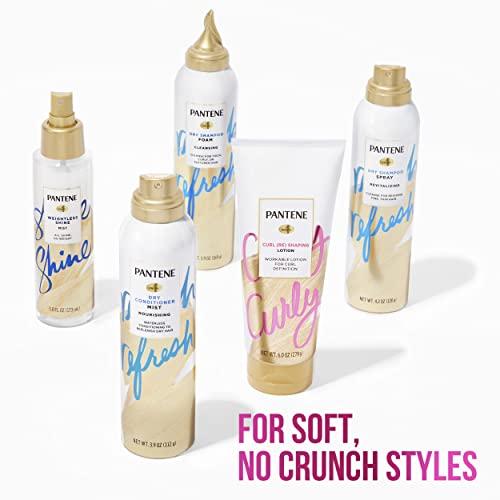 Pantene Pantene Pro-V Curl Cream Hair Lotion, Moisturizing Curl Defining Cream, Anti Frizz for Wavy or Curly Hair, with Vitamin B5, Pack of 3, 18 oz Total