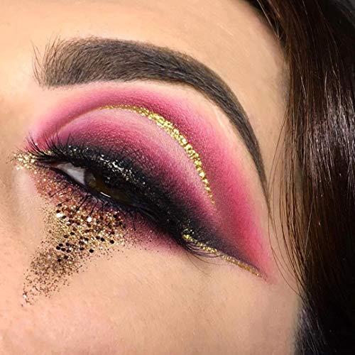 LA Splash LA Splash Cosmetics Mineral Shimmer Black Eyeshadow Loose Powder Glitter- DIAMOND DUST (Golden Smoke)