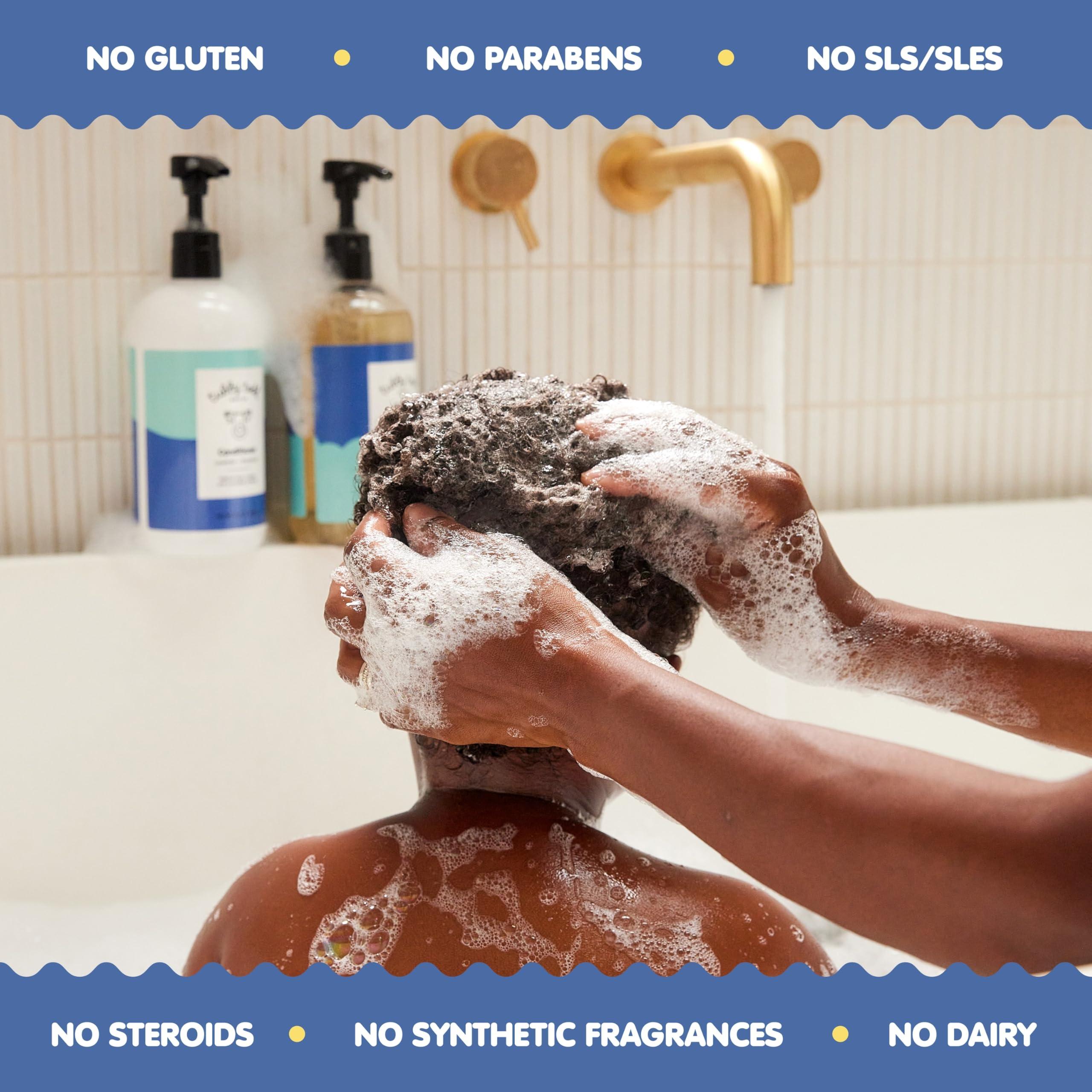 TUBBY TODD Tubby Todd Baby Bath Kit - The Hair Duo Bundle - Baby Shampoo and Conditioner Set - 25 Fl Oz & 24.3 Fl Oz - Lavender Rosemary