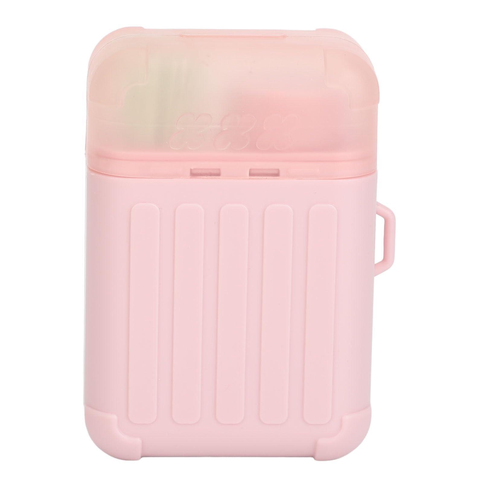 Generic Generic Ear Piercing Cleaner Set, Ear Piercing Cleaning Solution with 10ml Cleaning Solution Ear Hole Floss Earring Cleaner For Pierced Ears Earrings Hole Cleaner For Girls Women (Rose