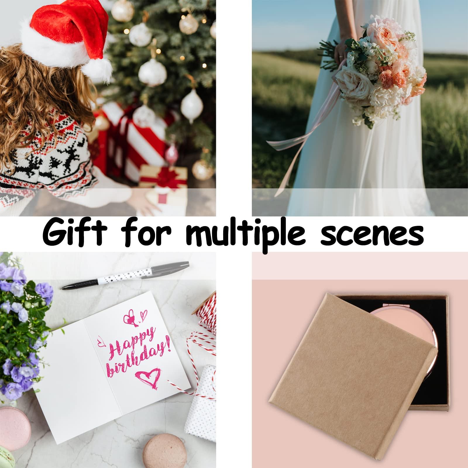 Cawnefil Cawnefil 60th Birthday Gifts for Women Rose Gold Compact Makeup Mirror Happy 60 Years Old Birthday Gifts for Women Turning 60th Birthday Gift for Mom Grandma 60th Birthday Gift Ideas