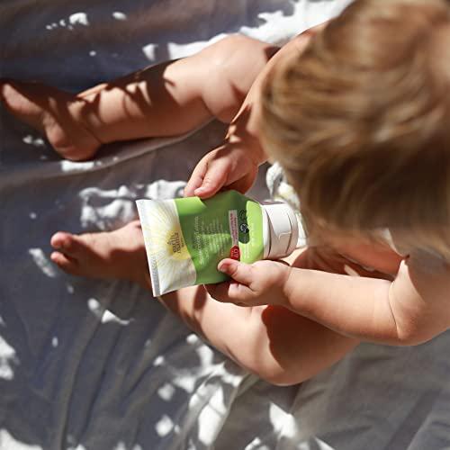 Earth Mama Earth Mama Baby Mineral Sunscreen Lotion SPF 40 | Reef Safe, Non-Nano Zinc, Natural Water Resistant Sun Cream for Babies, Kids & Adults, 3-Ounce (2-Pack)