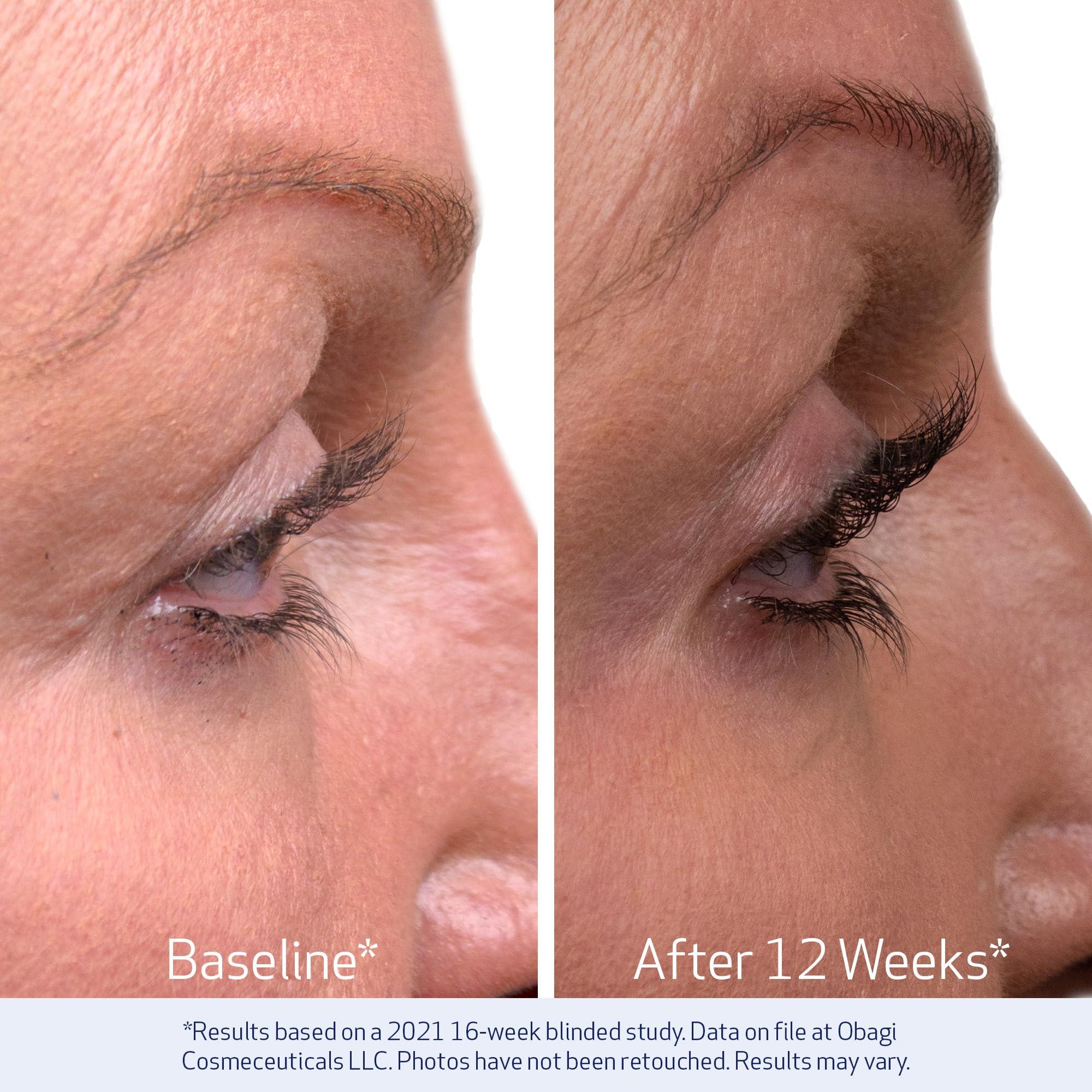 Obagi Medical Obagi Nu-Cil Eyelash Enhancing Serum Nourishing Lash Serum with Biotin for Thicker & More Defined-Looking Lashes 0.1 oz, Pack of 2