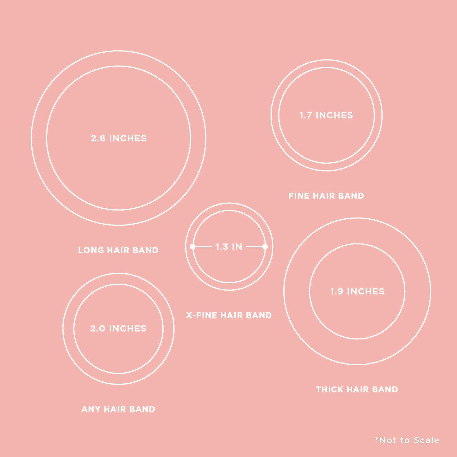 GIMME Gimme Beauty - Extra Fine Hair Ties - Blondie - Seamless, No Break Microfiber Elastic Hair Ties - Firm Yet Gentle Hair Accessories with All Day Hold + No Snagging, Dents, or Breakage (12 Count)