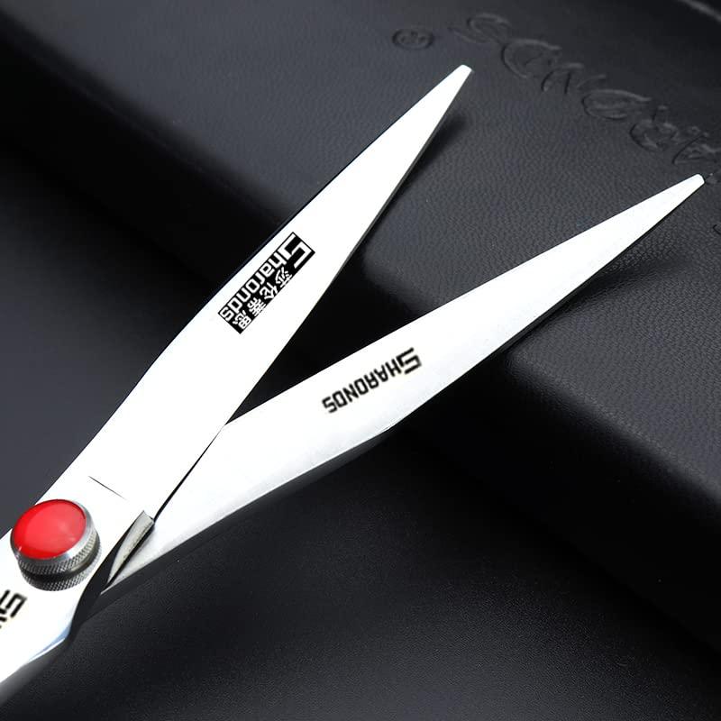 SHARONDS 7\" 7.5\" 8\" Professional Hairdressing Scissors Barber Salon Hair Cutting Dragon Shears (Large)