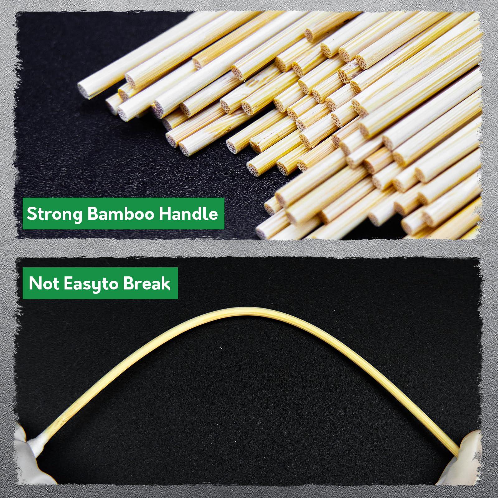 UrbanAbode 700PCS 6" Long Cotton Swabs - Strong Cleaning Swab with Bamboo Handle - Lint Free Cotton Swabs with Wooden Sticks - Cotton Tipped Applicators for Gun Cleaning, Makeup Removing, Pet Car (UrbanAbode)