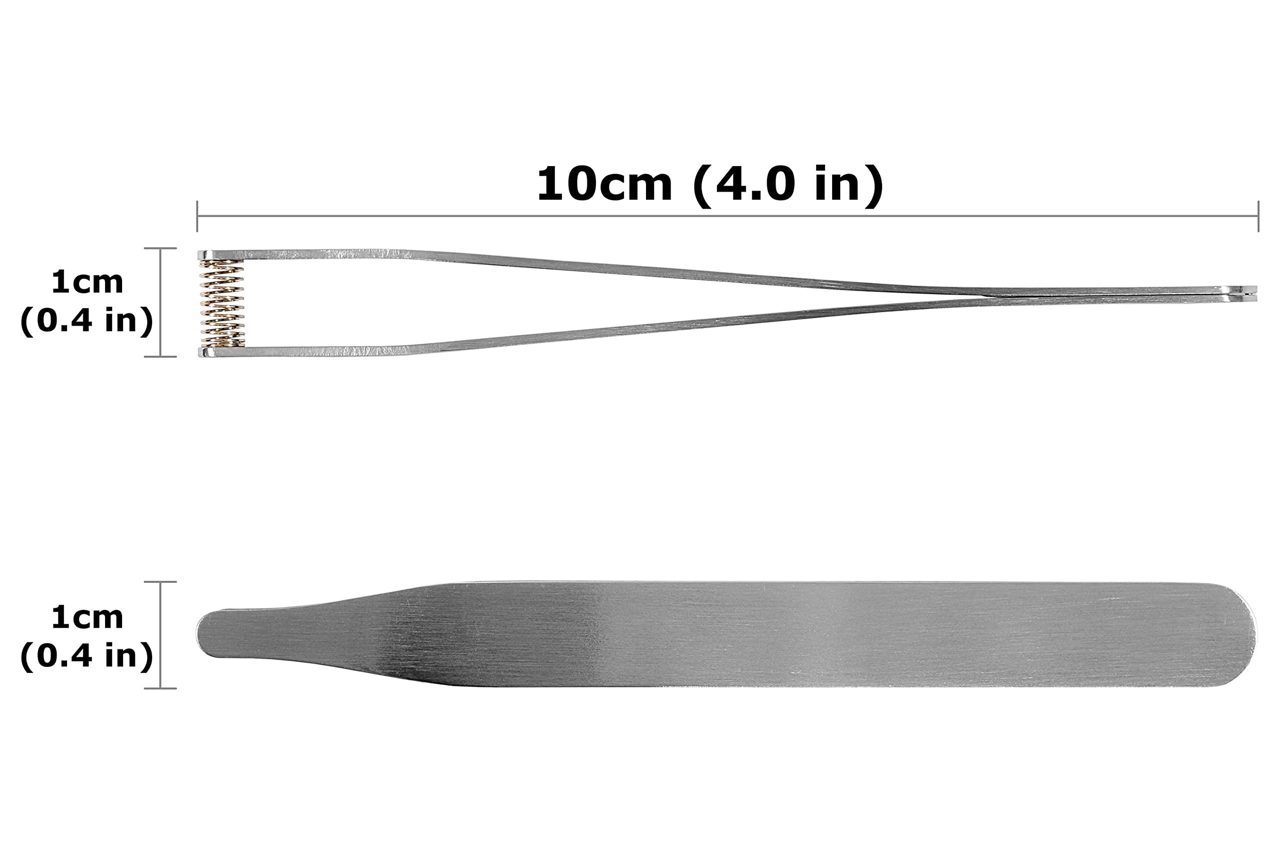 Product of Gifu Japan Seki Japan Ear Hair Trimmer Clipper Cutter Tweezers Shape with Spring Safe Design for Hair Removal, Japanese Stainless Steel