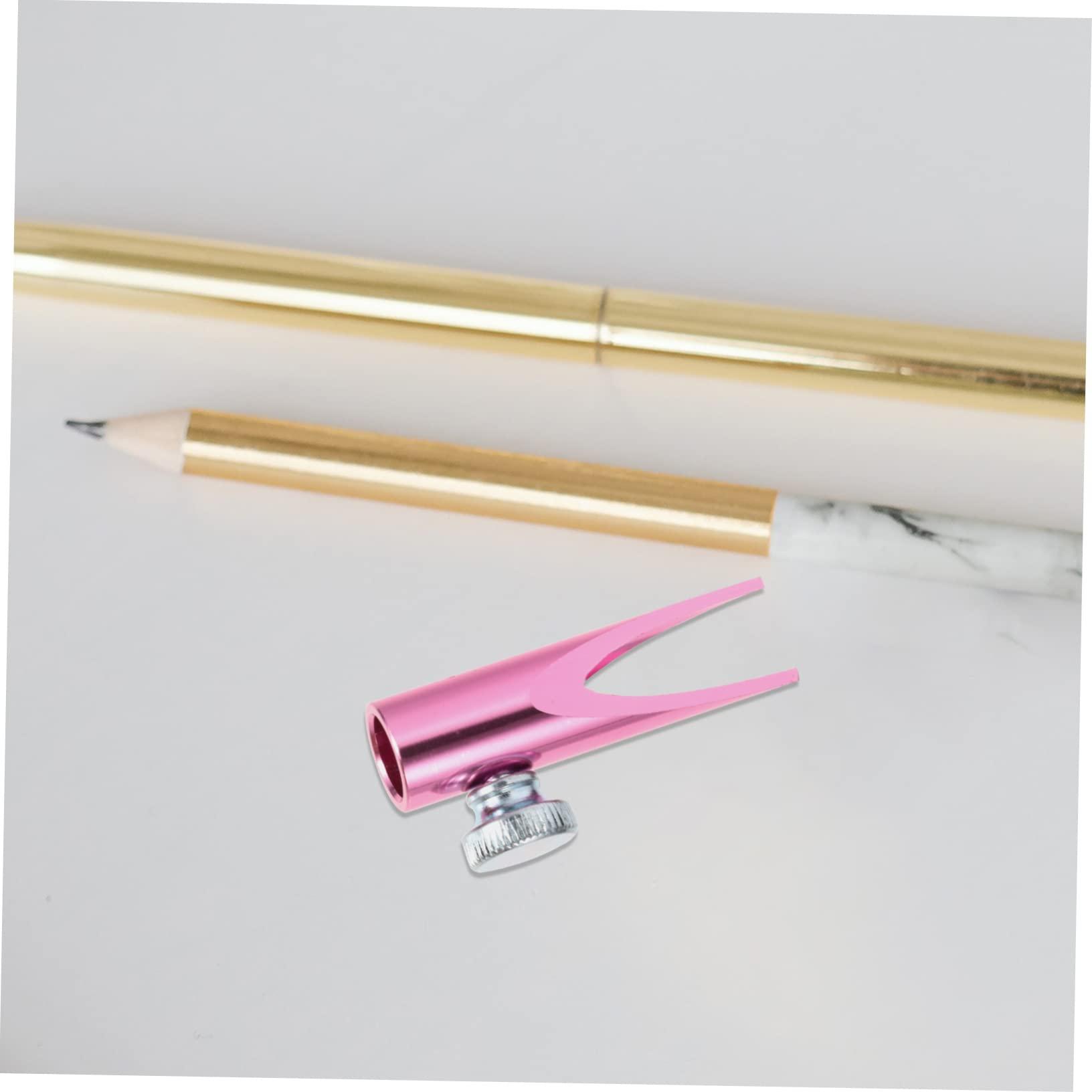 Ipetboom Ipetboom 2pcs Eyebrow Sharpening Tool Brow Pencil Mini Pencils Pencil Sharpener Make up Sharpeners Gel Lip Sharpener Jumbo Eye Pencil Magnesium Pencil Sharpener Hand Aluminum Alloy Pink