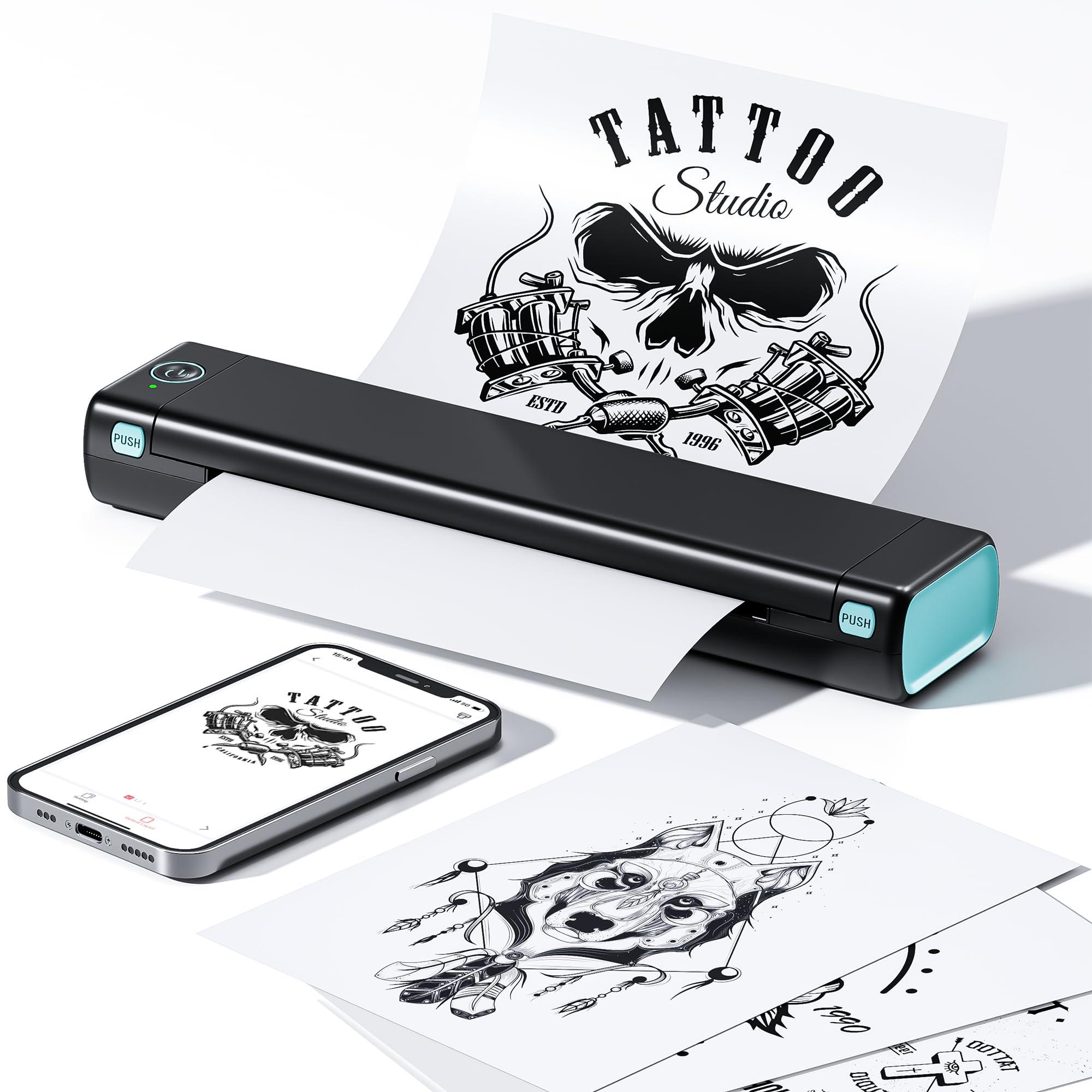 Phomemo Phomemo M08F Wireless Tattoo Stencil Printer with White Case