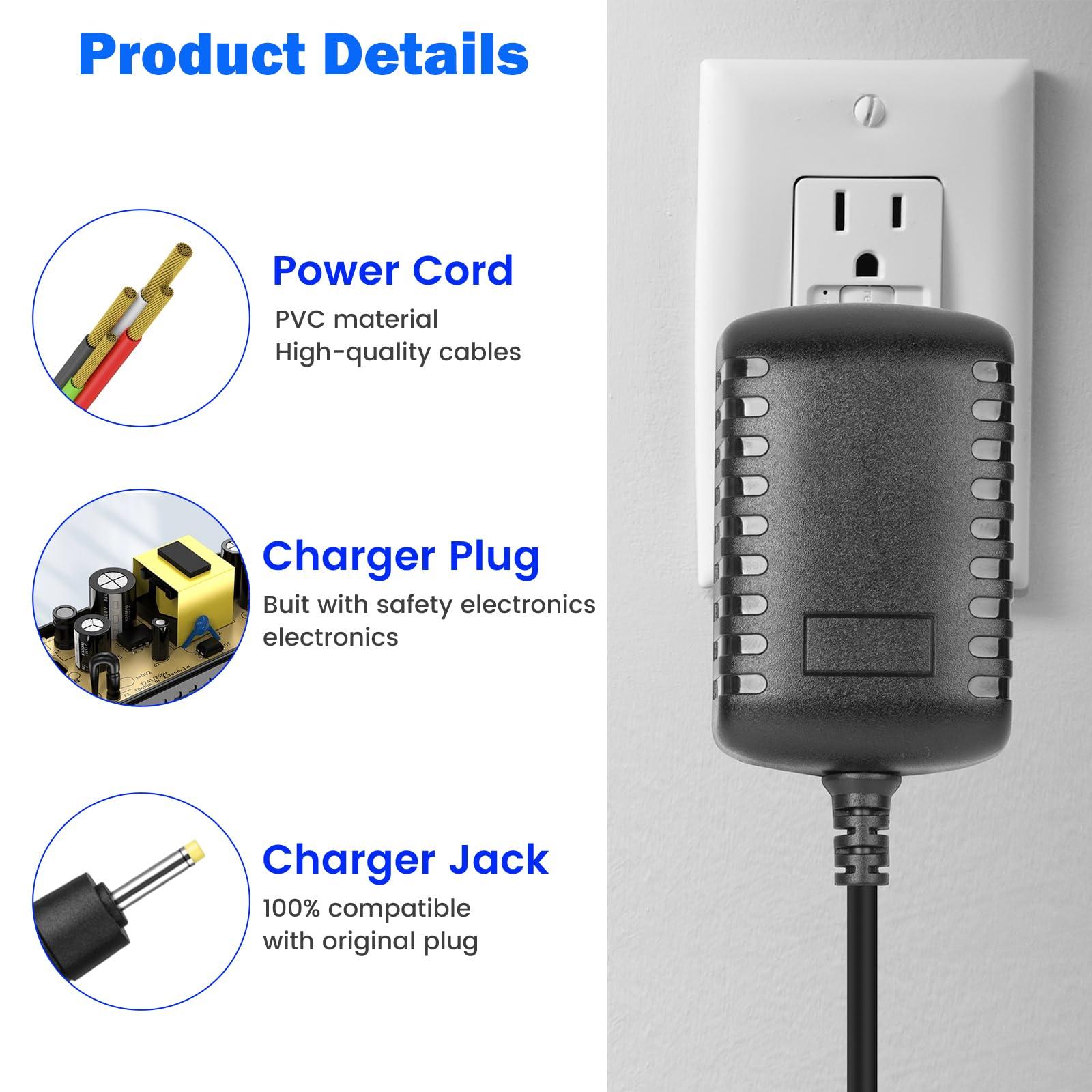 IOKOFJOA 2.3V Charger for Braun BT3000 BT3020 BT3021 BT3022 BT3221 BT3222 BT3240 MG3010 MGK3020 MGK3021 MGK3025 MGK3210 MGK3220 MGK 3221 MGK 3225 Beard Trimmer/Hair Clipper