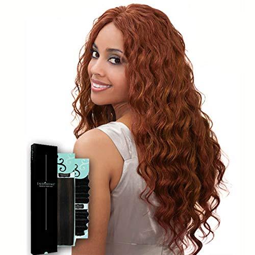 Indirmei Bobbi Boss Indiremi OCEAN WAVE Virgin Human Hair Remy Weave (14 INCH, P4/30-LIGHT BROWN/MEDIUM AUBURN)
