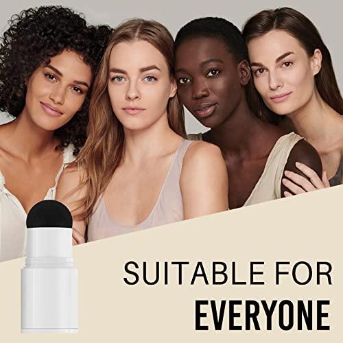 HSKIE Eyebrow Stamp Stencil Kit Brow Stamp And Shaping Kit One Step Brow Stamp Kit Waterproof Eyebrow Stamp On Eyebrows (Bruette)