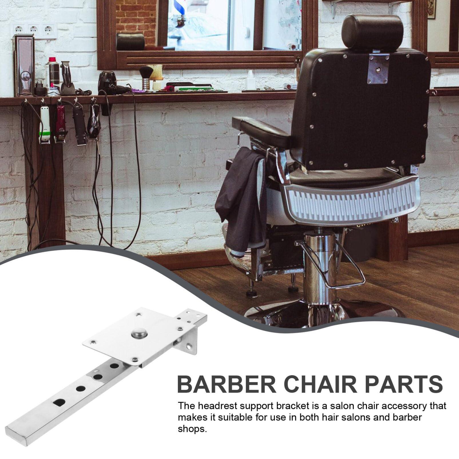 Beavorty Beavorty Barber Chair Parts Replacement Salon Chair Headrest Bracket Replacement Lift Barber Chair Attachment Beauty Chair Accessories Hairdressing Chair Part Hair Salon Equipment
