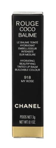 CHANEL Rouge Coco Baume Hydrating Beautifying Tinted - 918 My Rose by Chanel for Women - 0.11 oz Lip Balm