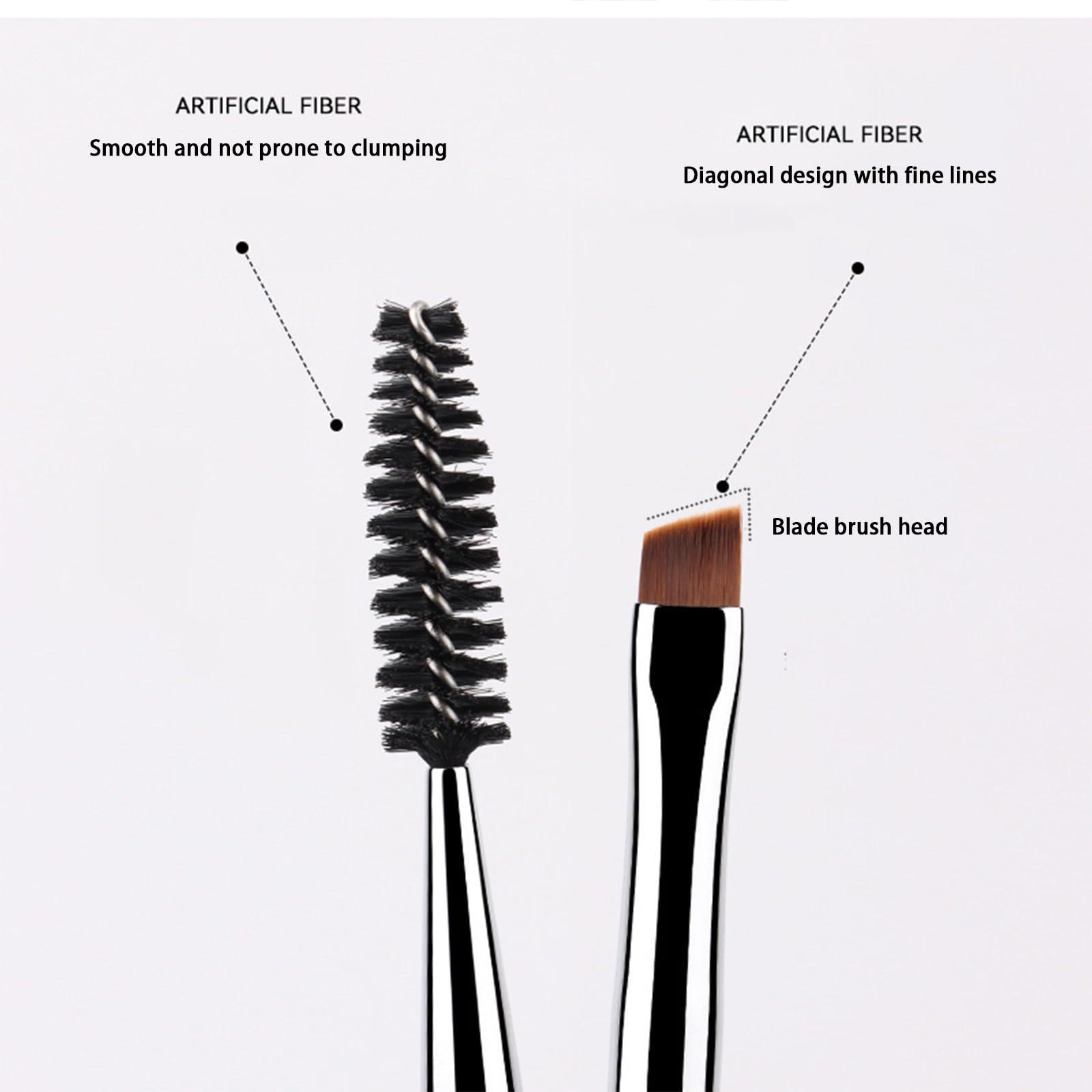 KAIQIKAIXI Eyebrow Pencil, Waterproof Professional Makeup Micro Brow Pencil,Eyebrow Pencil Case With Double Head And Eyebrow Brush Ultra Fine Hard Pen Refill