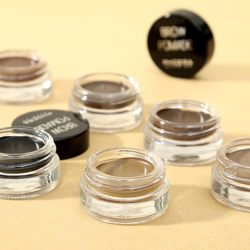 Anglicolor Eyebrow Pomade,Gel Professional Makeup Eyebrow Color,Matte Waterproof Brow Pomade For Long-Lasting Results,Vegan, Cruelty-Free Eyebrow Color that Fills and Shapes Brows(3#Soft Brown)