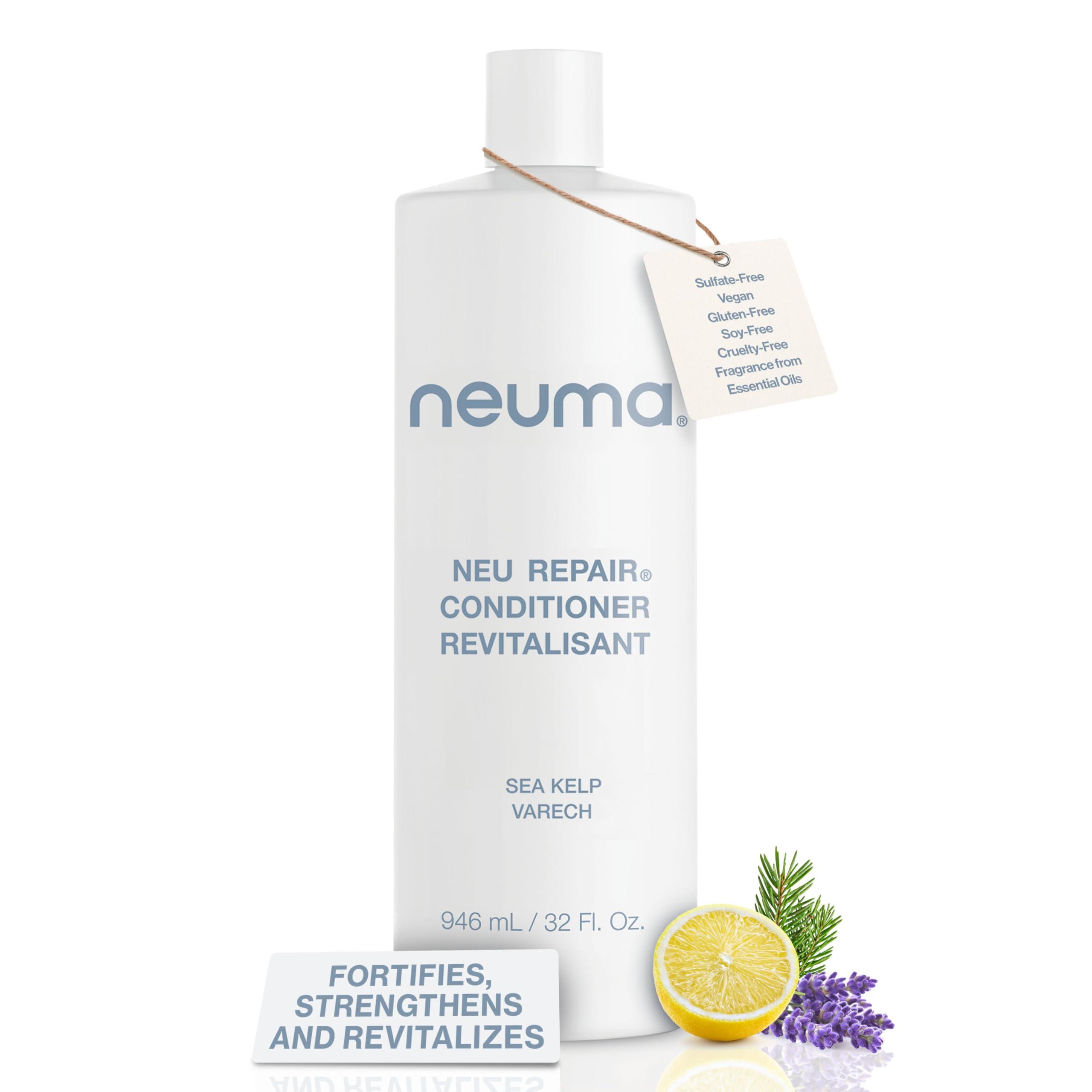 NEUMA Neuma Neu Repair Conditioner 32 Fl. Oz. Sulfate Free Paraben Free Repairing Conditioner - Fortifies, Revitalizes, Strengthens, Nourishes, Moisturizes, Lemon, Lavender & Fir Needle Scent